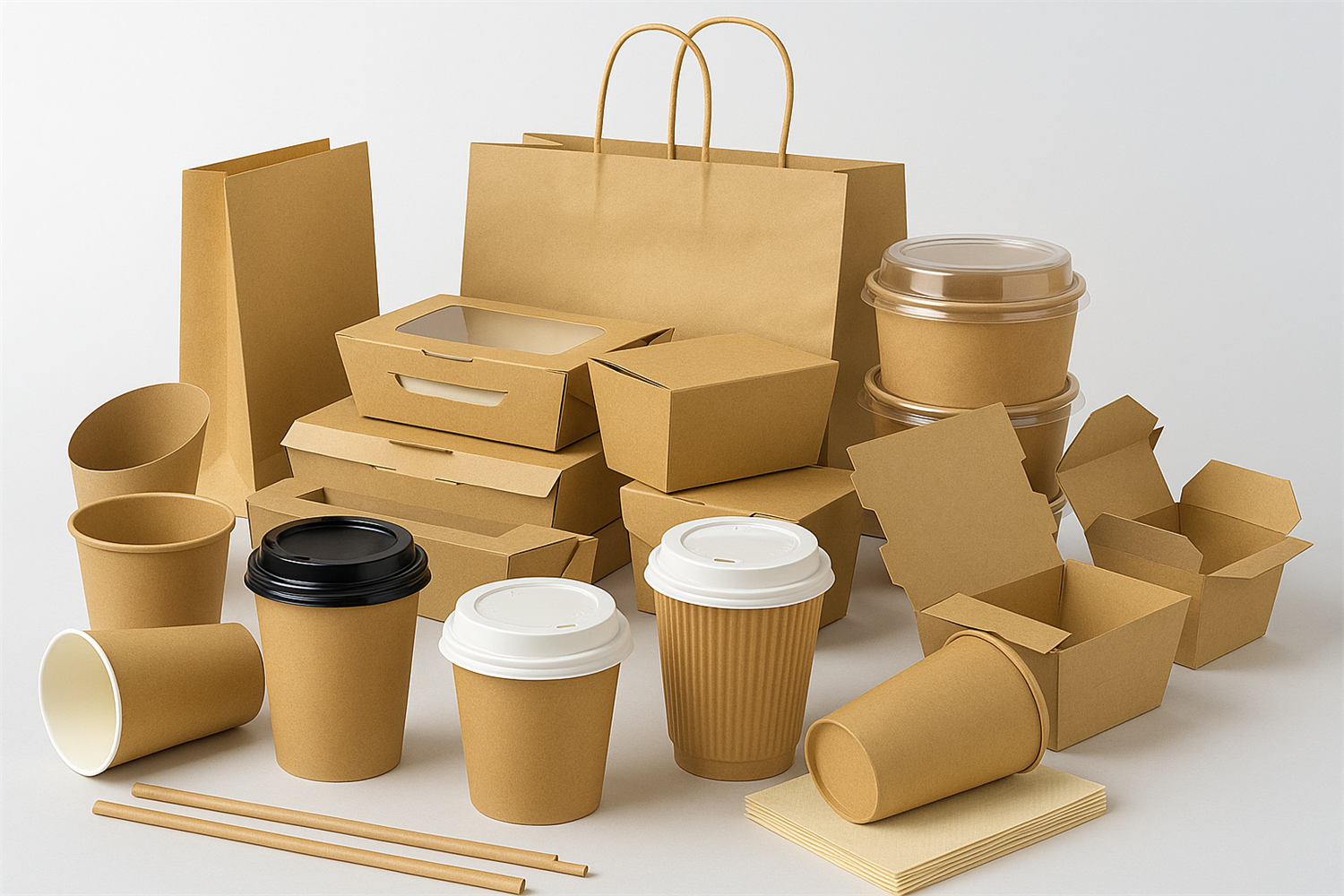 крафт посуда