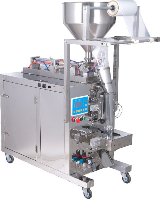 Фасовочно-упаковочная машина DXDG-200 NEW (3-хшовный пакет, 170 мм, 10-100 мл) 1817