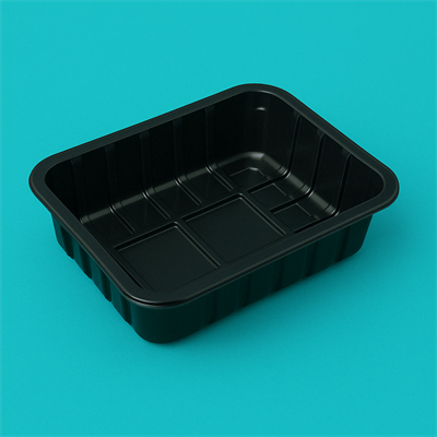 Лоток под запайку 210*148*47,  РР ЧЕРНЫЙ (540шт) 2017