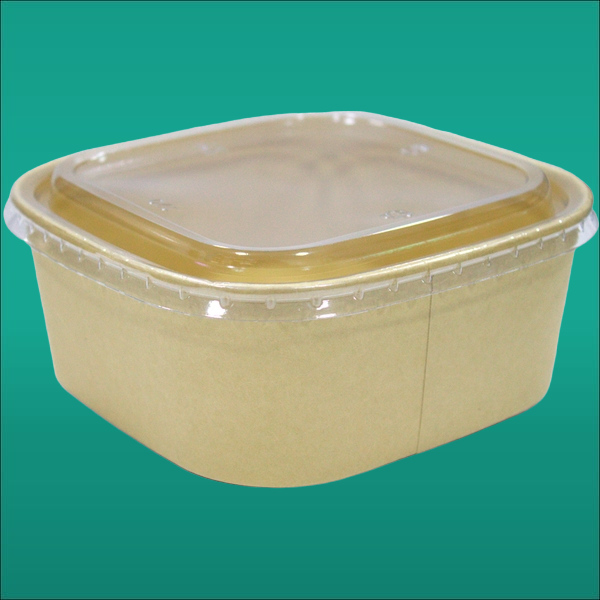 Квадратный боул с крышкой 1200мл, 170*170 мм 2078