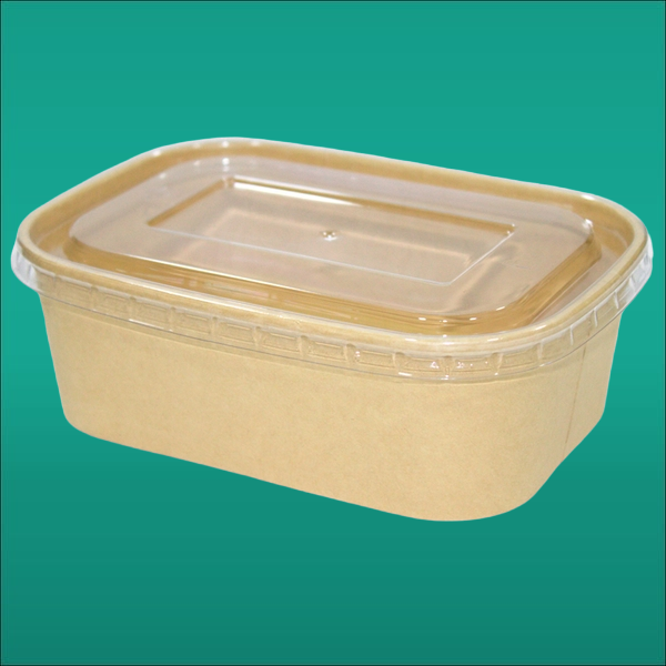 Прямоугольный боул с крышкой 750 мл., 171*121мм 2084