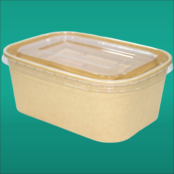 Прямоугольный боул с крышкой 880 мл., 171*121мм 2085