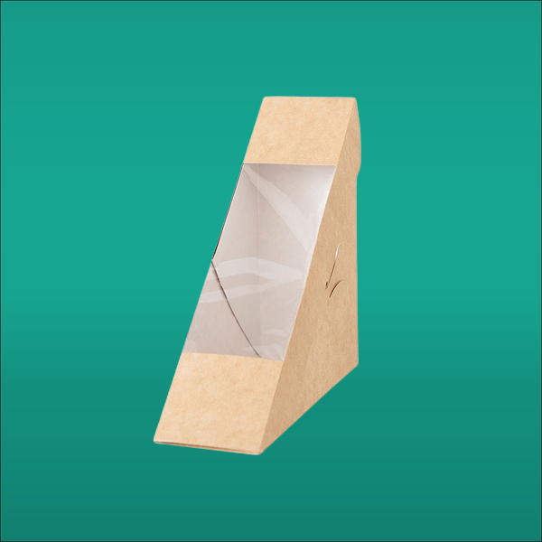 Упаковка для сэндвича SANDWICH70 130*130*70 мм, крафт 2107