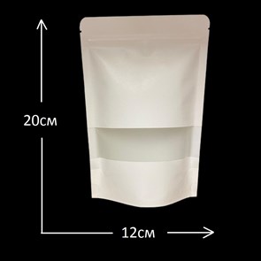 {{photo.Alt || photo.Description || '(ОТ 500шт) Пакет дой-пак БЕЛЫЙ зип-лок 120*200мм с окном'}}