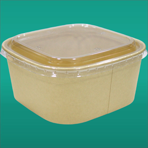 Квадратный боул с крышкой 1400мл, 170*170 мм 2079