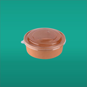 Круглый боул с крышкой 500мл, упаковка салатник 2080
