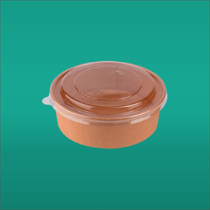 Круглый боул с крышкой 750мл, упаковка салатник 2081
