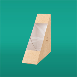 Упаковка для сэндвича SANDWICH70 130*130*70 мм, крафт 2107