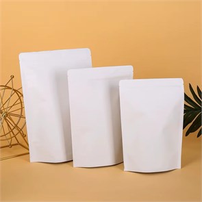 {{photo.Alt || photo.Description || '(ОТ 500шт) Пакет дой-пак БЕЛЫЙ крафт зип-лок 110*185мм металлизированный'}}