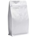 Пакет БЕЛЫЙ  150*325+95мм для 1кг КОФЕ с клапаном дегазации 777121