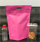 Пакет дой пак подарочный 275*400+115мм розовый с ручкой 777700