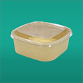 Квадратный боул с крышкой 500мл, 130*130 мм 2074